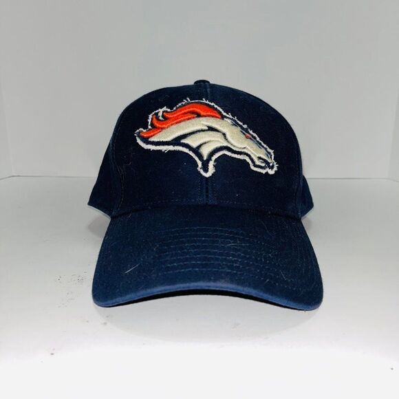 47 Brand NFL Denver Broncos Adjustable Hat Navy OSFA Sports Football Athlete - Picture 2 of 8